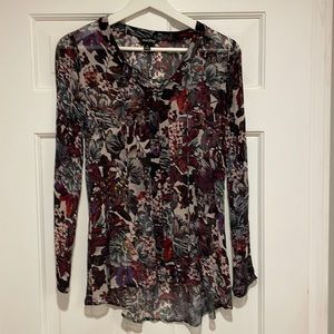 Lucky Brand sheer blouse